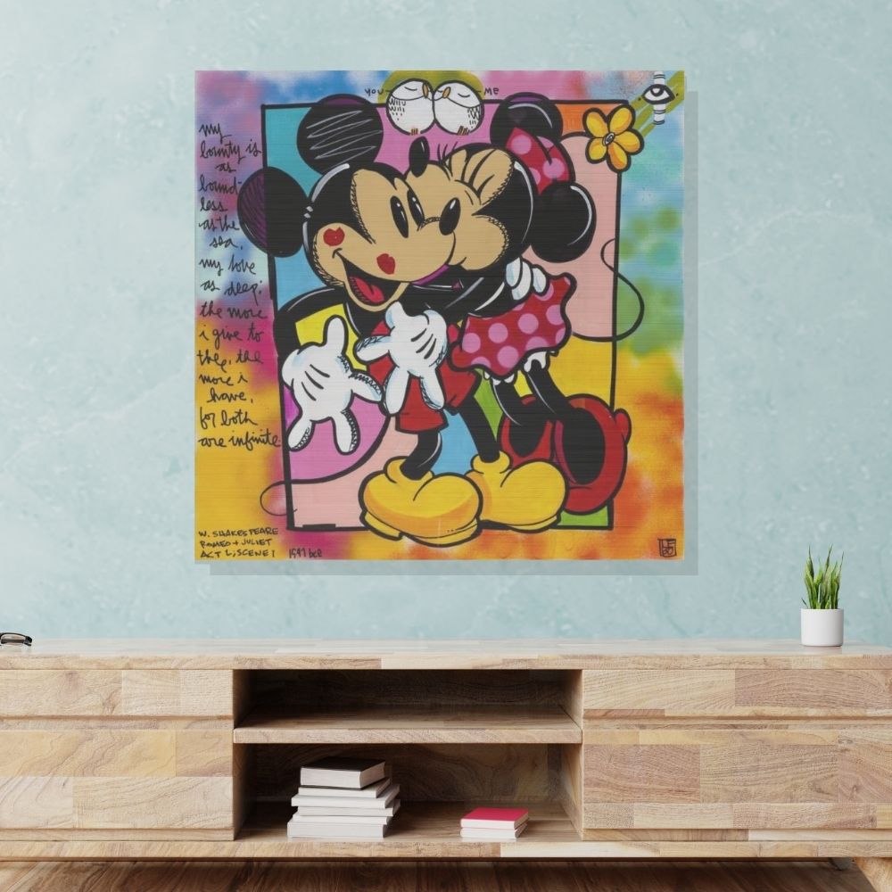 Romeo and Juliet, You and Me - Lebo Brushed Aluminum Artbond